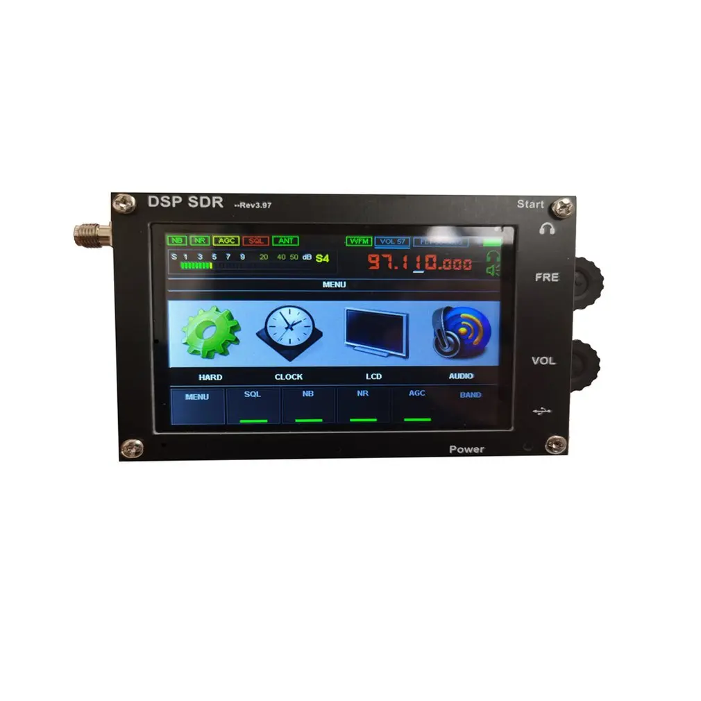 

50Khz-200MHz Malachite Radio Malahit 3.5 inch touch scsreen HAM Transceiver Receiver STM32H742 no battery D2-013