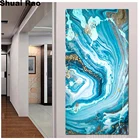 5d алмазная живопись Голубая волна абстрактная картина большого размера Diy Алмазная мозаика полная дрель Алмазная вышивка круглые стразы,
