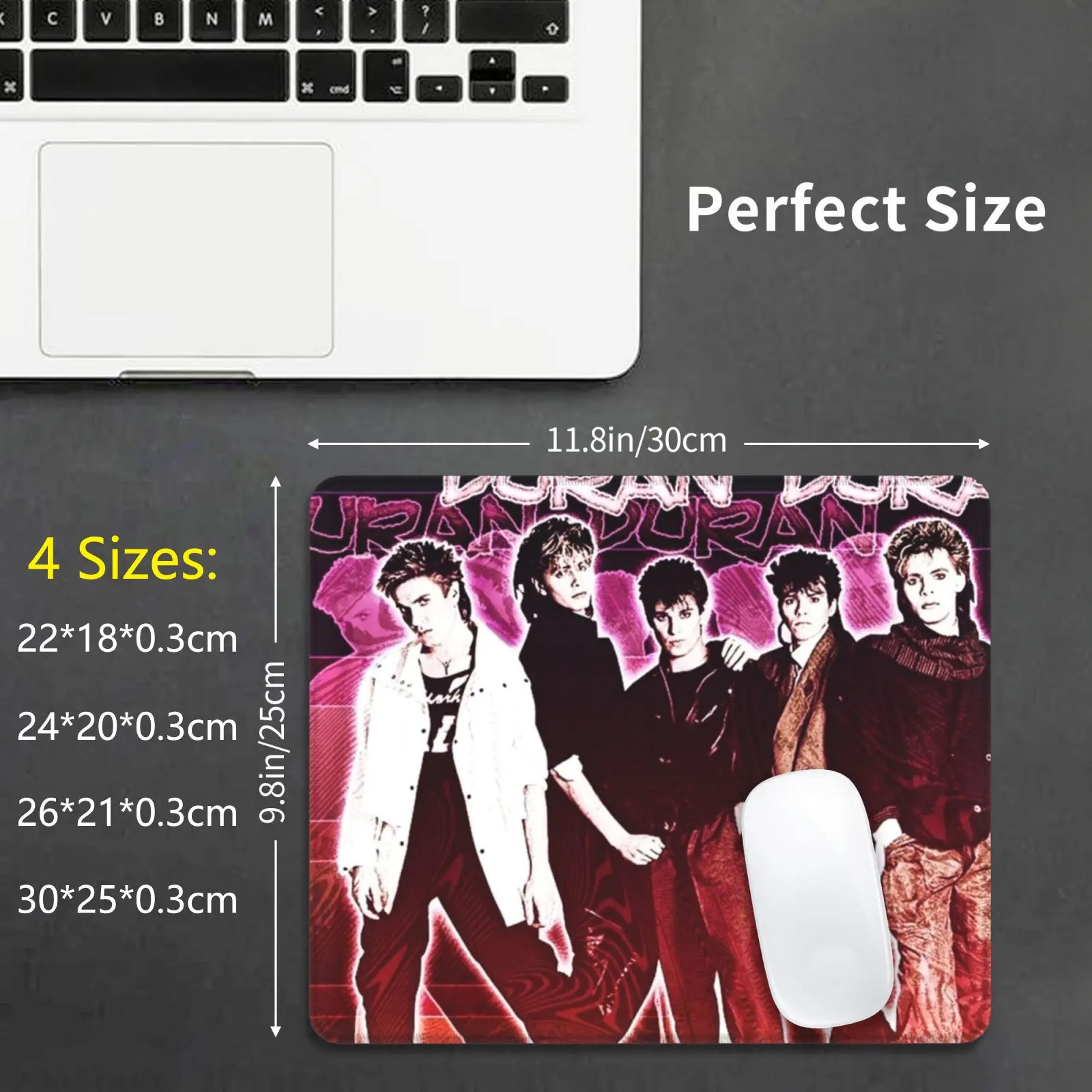 

Художественный плакат 99 имя Duran Personil коврик для мыши DIY печать