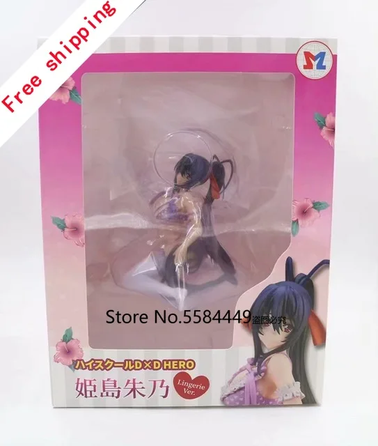 High School DxD HERO Akeno Himejima Сексуальная Skytube с рисунком Аниме ПВХ Экшн фигурки щенки