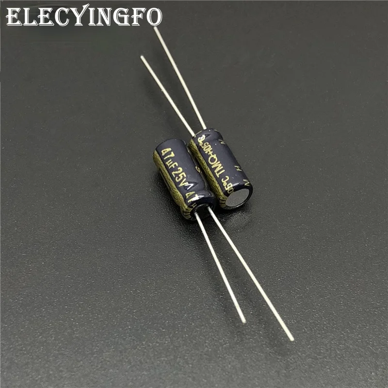 

20pcs/Lot 47uF 25V47uf SAMSUN TMQ Series 5x11mm High Quality 25V47uF Aluminum Electrolytic Capacitor