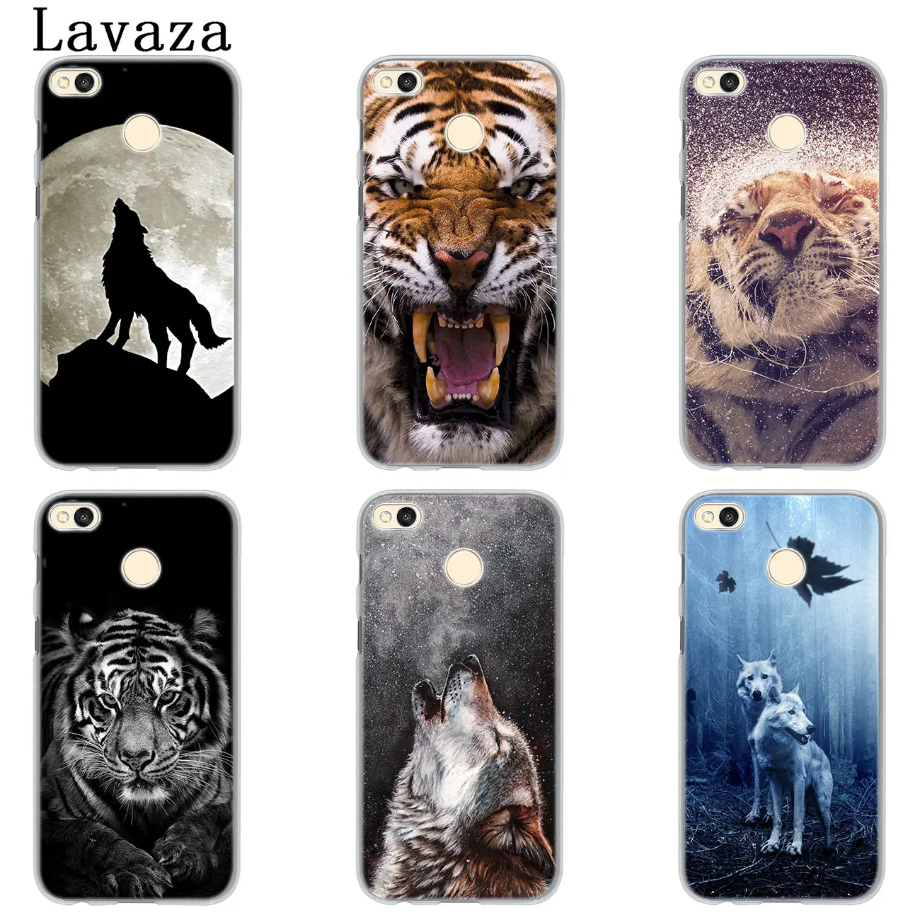 Lavaza Classic lion tiger Wolf Hard Phone Case for Xiaomi Redmi K20 8A 7A 6A 5A Note 8 6 5 7 Pro 4 4X Cover