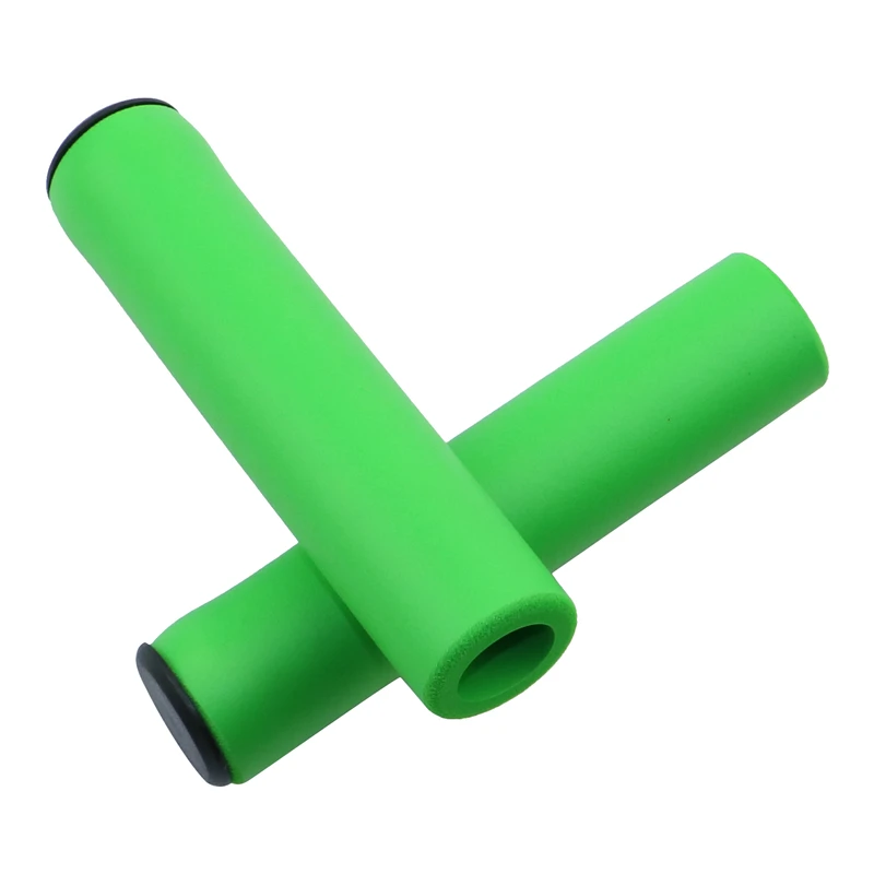 Грипсы XOSS силиконовые зажимы для велосипеда MTB Bicicleta чехол на руль - Цвет: green