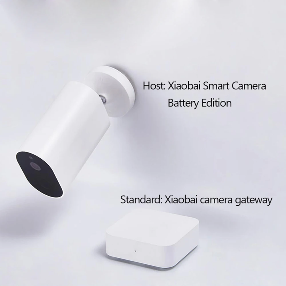 Умная камера Xiaomi Mijia шлюз с аккумулятором 1080P f2 6 AI человекоидное обнаружение IP65