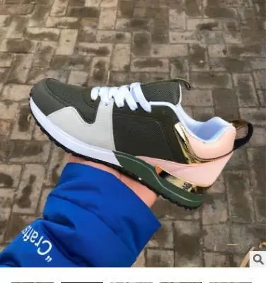 

Leopard Print Women's Sneakers Leather Casual Comfortable Sports Shoes For Ladies Thick Bottom Increased Flat Sneaker Shoes