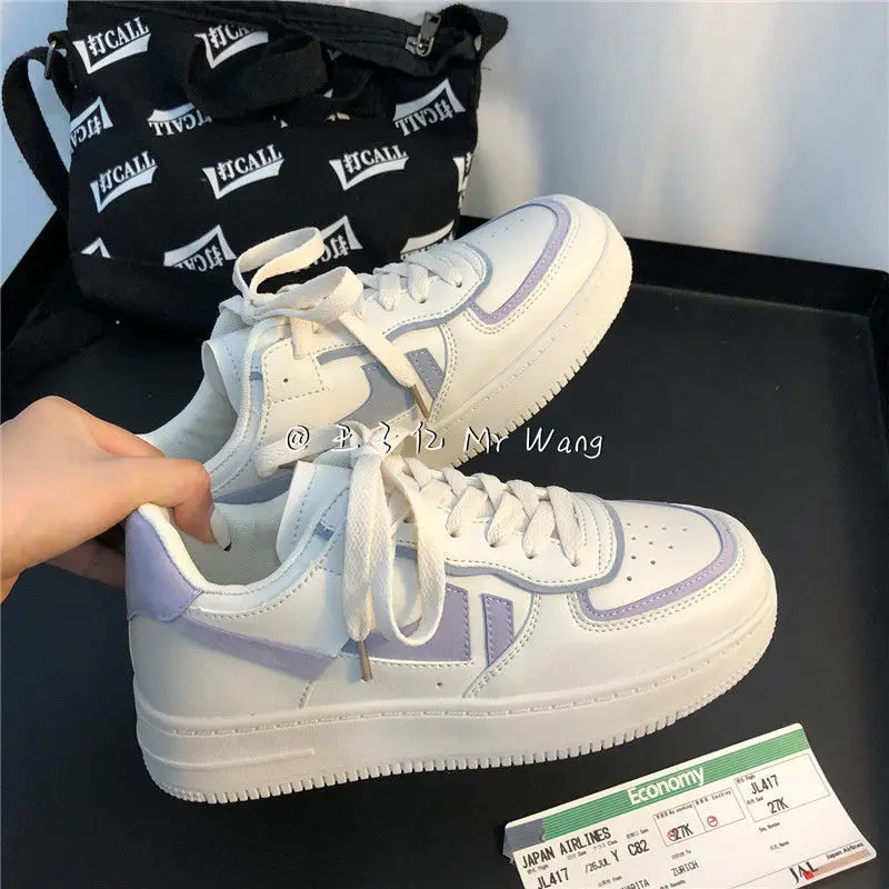 

Women Platform Low Cut Vulcanized Casual Sports Shoes Autumn Winter 2021 Fashion New Student Tennis Running Female Sneakers