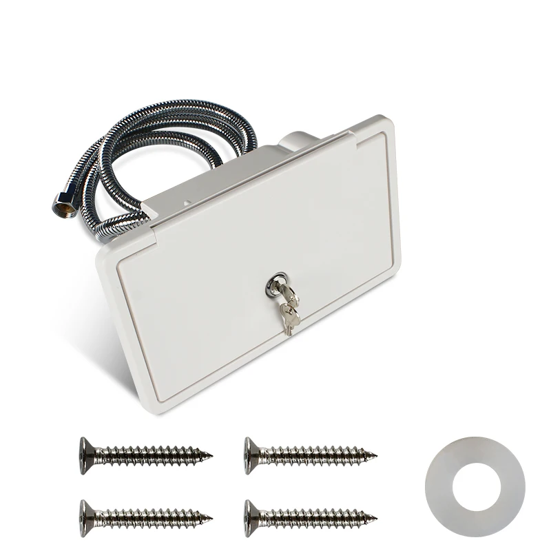 Набор душевой кабины с замком белый фургон смеситель для душа шланг палочка