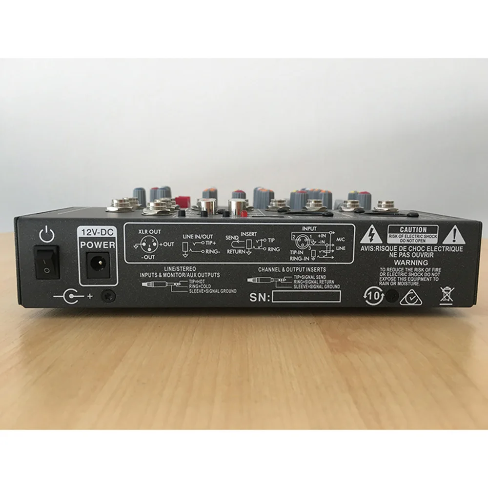 Караоке миксер Профессиональный 4 студии аудио DJ усилитель цифровой мини