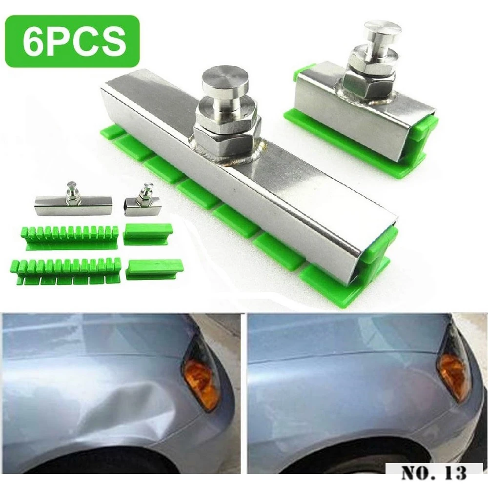 

6Pcs/Pack M12 Car Body Paintless Dent Puller Removal Kit Automotive Repair Tool Set