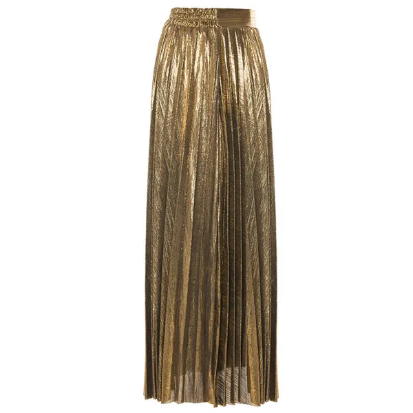 Женская модная плиссированная длинная юбка миди женская уличная повседневная с