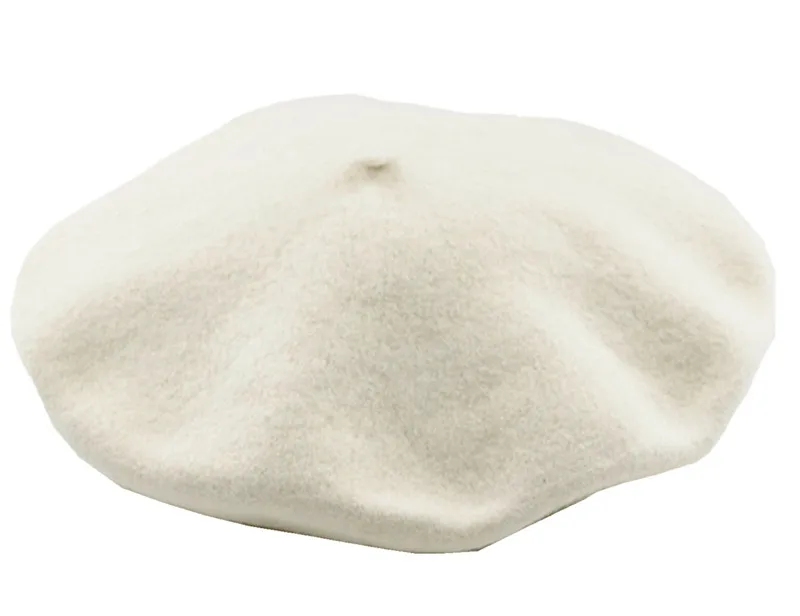 Женский однотонный берет JOYHY мягкий шерстяной Французский Берет шапки