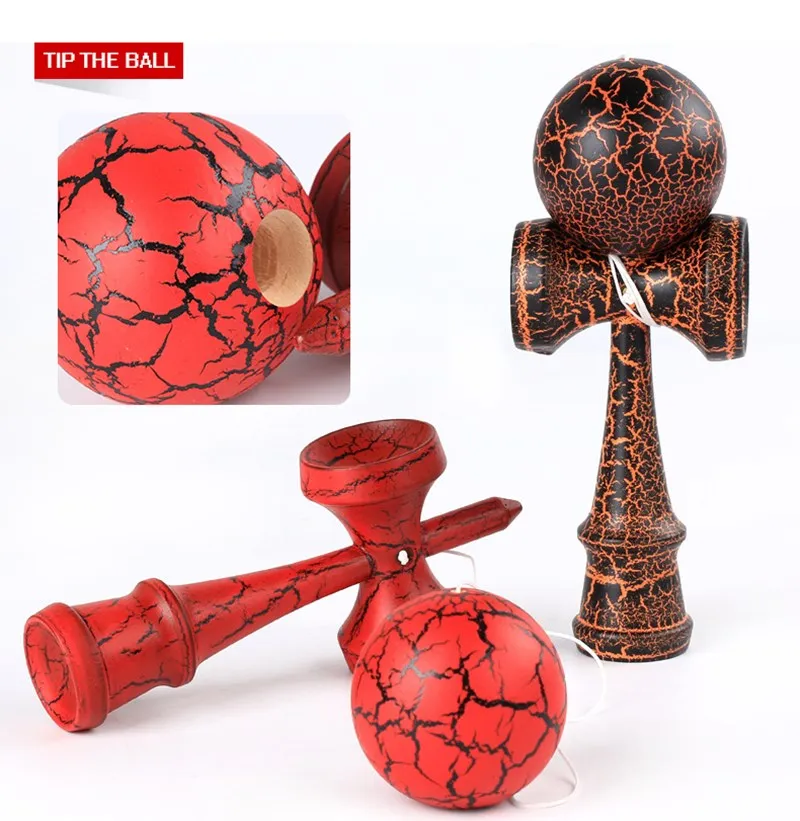 

Wooden Retro Kendama Ball Toys Outdoor Skillful Juggling Ball Toy Stress Ball Early Education Toys for Kids Adult
