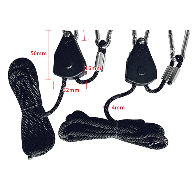 

Gardening grow light rope 1/8 inch rope hanger hanger Grow Hanger Hot