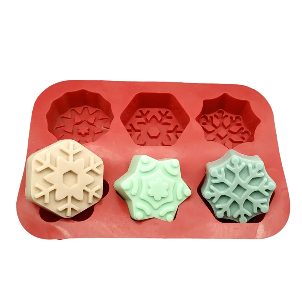 

Snowflake Shape Silicone Cake Mold Lace Chocolate Party Diy Fondant Baking Cooking Cake Decorating Tools