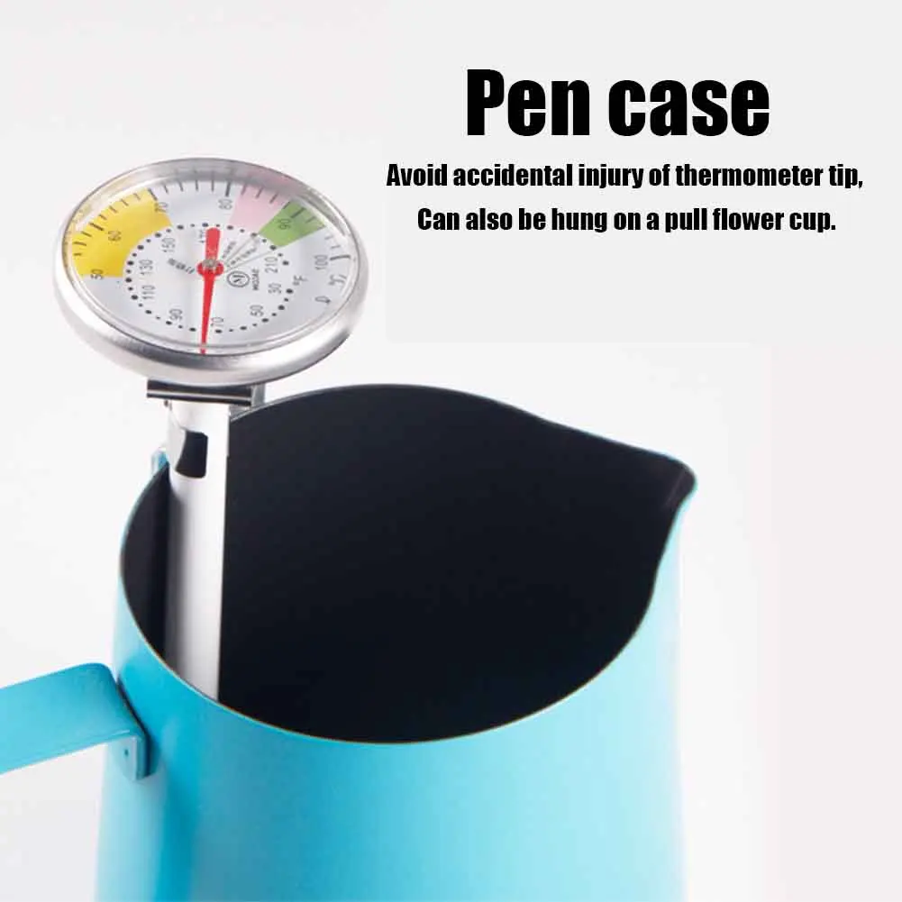 

Cooking Coffee Milk High Accuracy With Clips Temperature Control Kitchen Tool Cup Hanging Long Probe Detachable Food Thermometer
