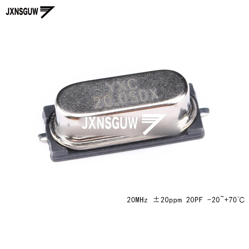 

10PCS SMD passive crystal oscillator/HC-49SMD 20MHz 20ppm 20PF X49SM20MSD2SC