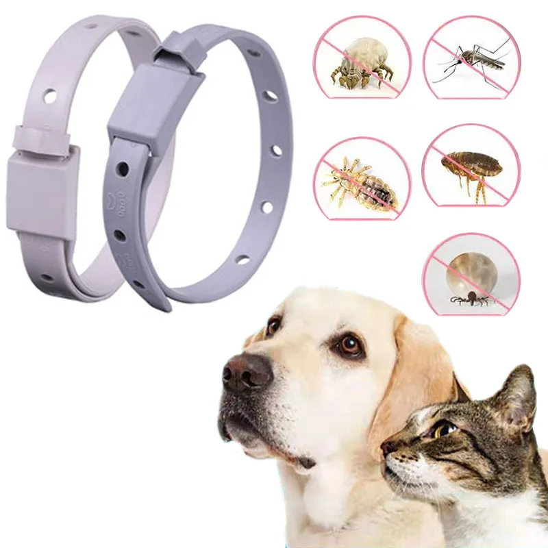 

Flea collar For dogs and cats Adjustable antiparasitic collar Anti-flea and tick Dog leash cat collar pet dog accessories