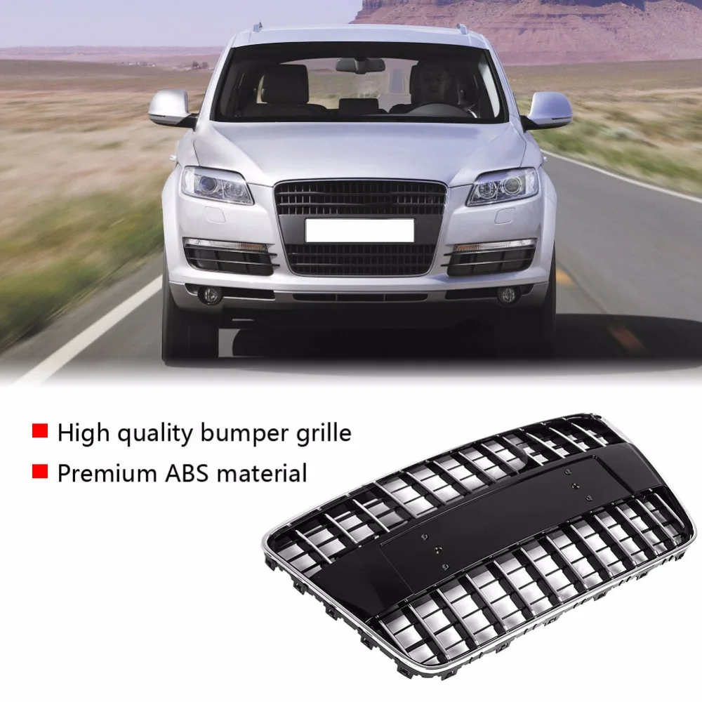 Передний бампер решетка капот Гриль для Audi Q7 2010 2011 2012 2013 2014 2015 AU1200127 Тюнинг