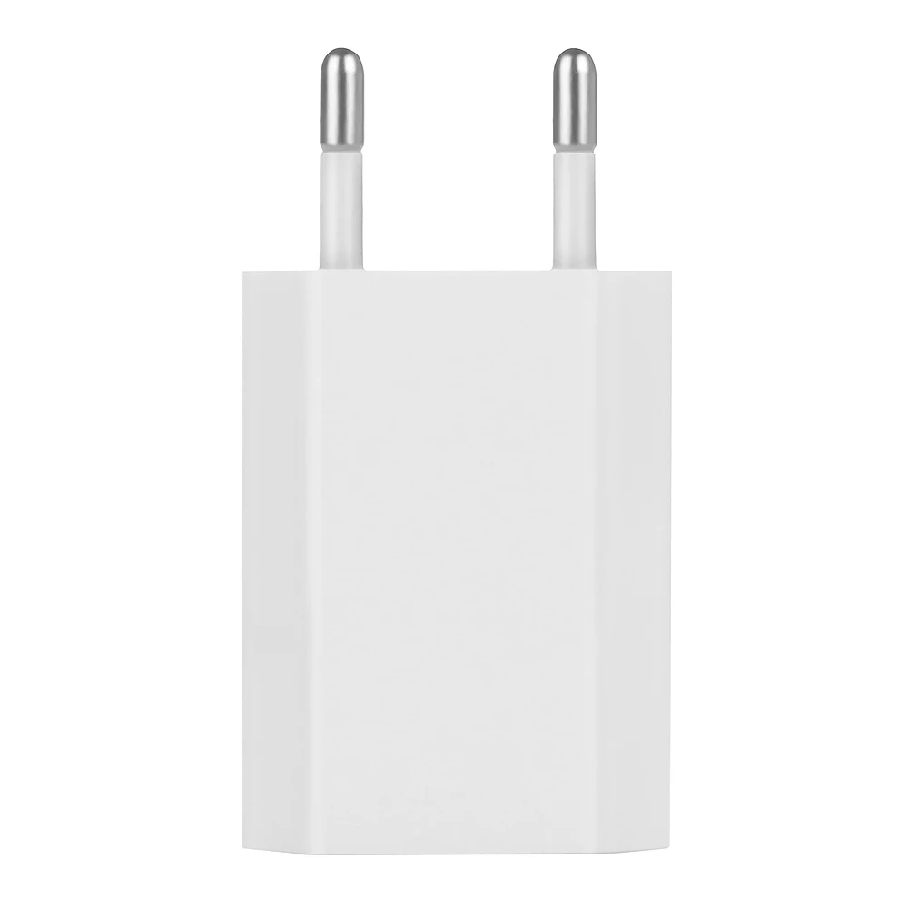 Зарядное устройство USB с европейской вилкой для IPhone X 7 5 телефон 6 s Plus настенный