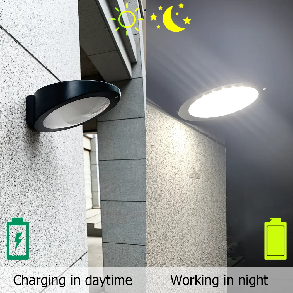 

LED Solar Light Radar Motion Sensor 4 Modes Solar Garden Light Outdoor 16/48/60 LED Lights Solar Powered Waterproof Wall Lamp