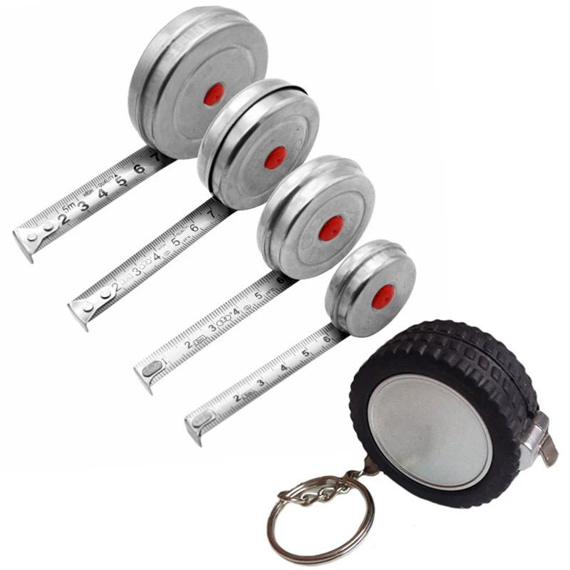 Нержавеющая сталь оболочки стальной три круга рулетка TapeMetal оболочка-рулетка