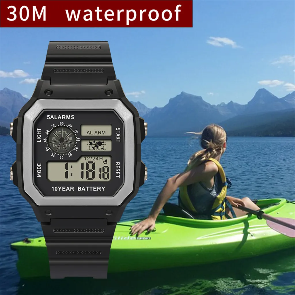 Модные электронные часы высокого класса многофункциональные спортивные с