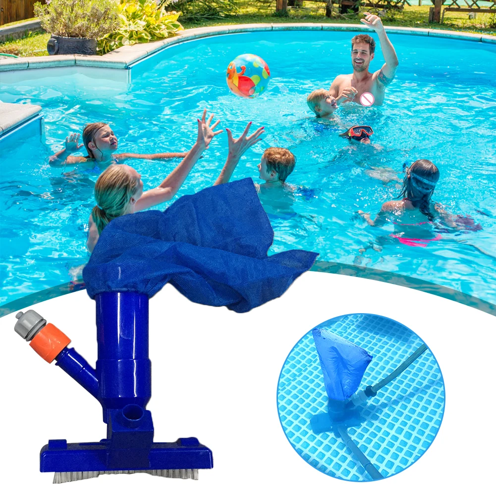 

Pool Pond Fountain Vacuum Cleaner Cleaning disinfect Tool Suction Head Pond Fountain Spa Pool Vacuum Cleaner Brush with handle