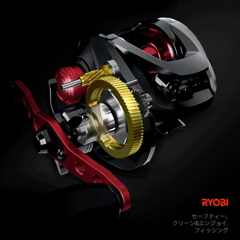 

RYOBI SMAP CR1 Casting Fishing Reels 6.1:1 5KG Left/Right Hand Baitcast Reel For Fishing Accessories Two Handle Sea 2021