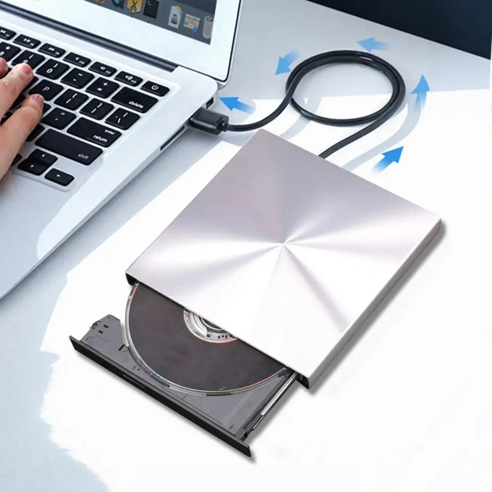 

Диск CD-ROM USB 3,0 с низким уровнем шума из алюминиевого сплава