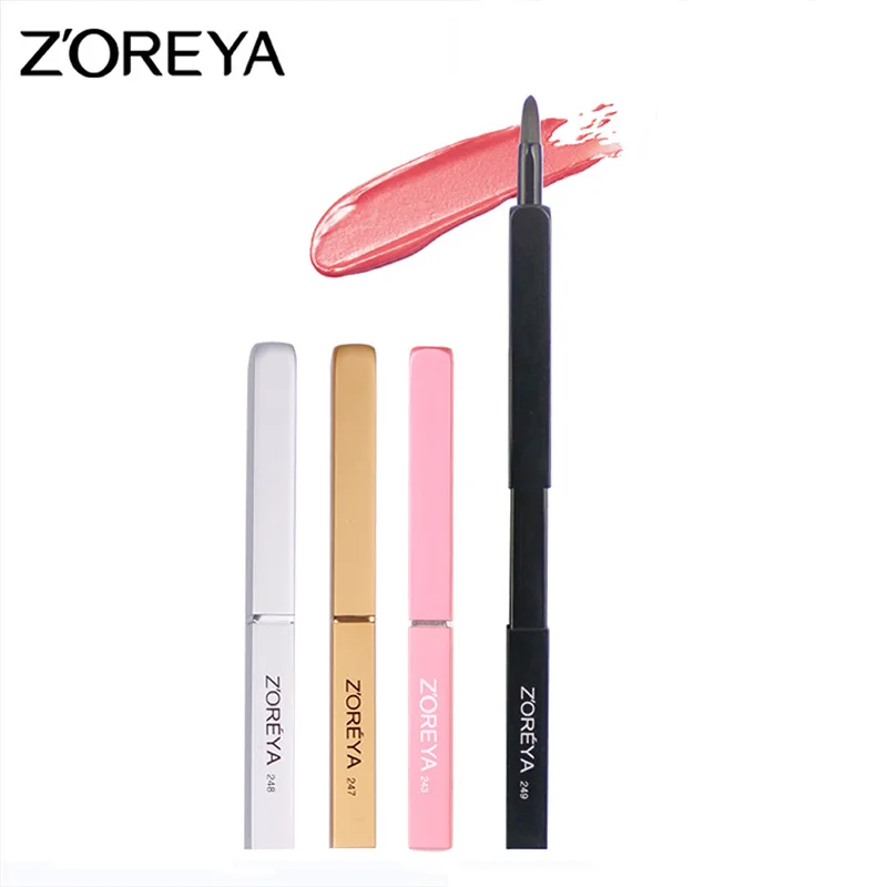 Телескопическая губная Освежающая портативная вискозная Кисть для макияжа