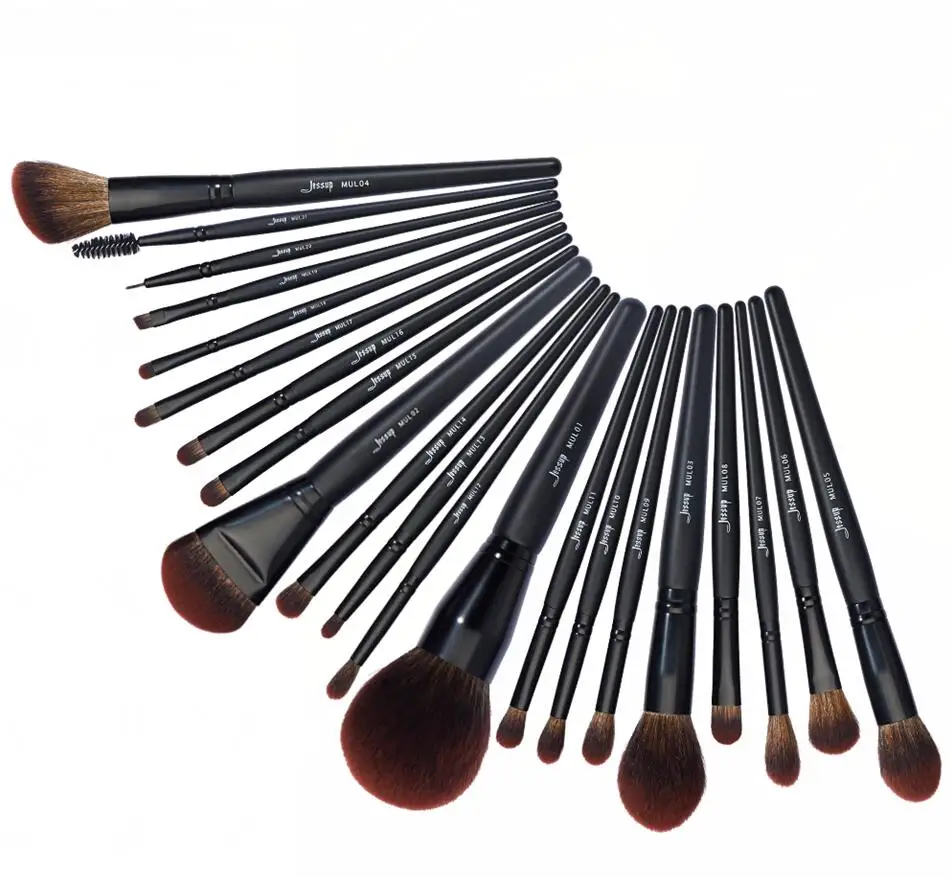 T271 Jessup pinceaux maquillage Лицо Глаза набор кисточек для макияжа черная пудра консилер Crease Shader Liner 3-21 шт. кисти для макияжа T271 - Handle Color: T271