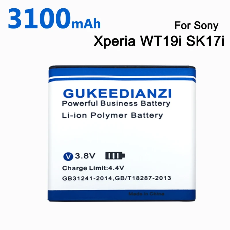 Аккумулятор GUKEEDIANZI EP500 на 3100 мА · ч для Sony Ericsson Xperia ST17I ST15I SK17I WT18I X8 U5I E15i Wt18i Wt19i U8