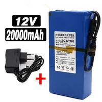 12v 3000 20000 mah 4 kinds of traffic developmentlithium ion rechargeable battery high capacity ac power charger with