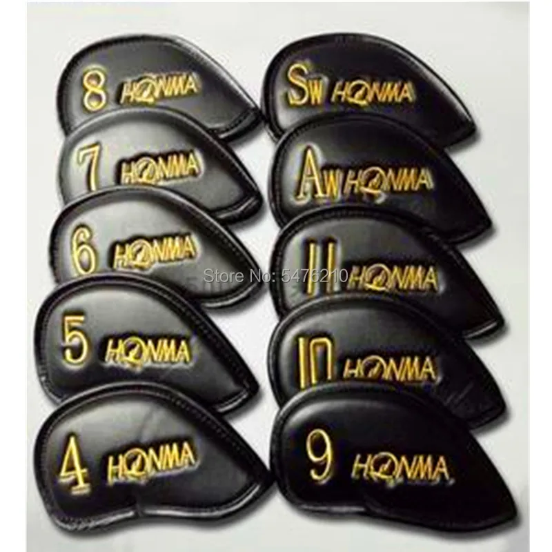 10 шт./компл. Honma гарнитура для гольф-клуба из высококлассной искусственной кожи с