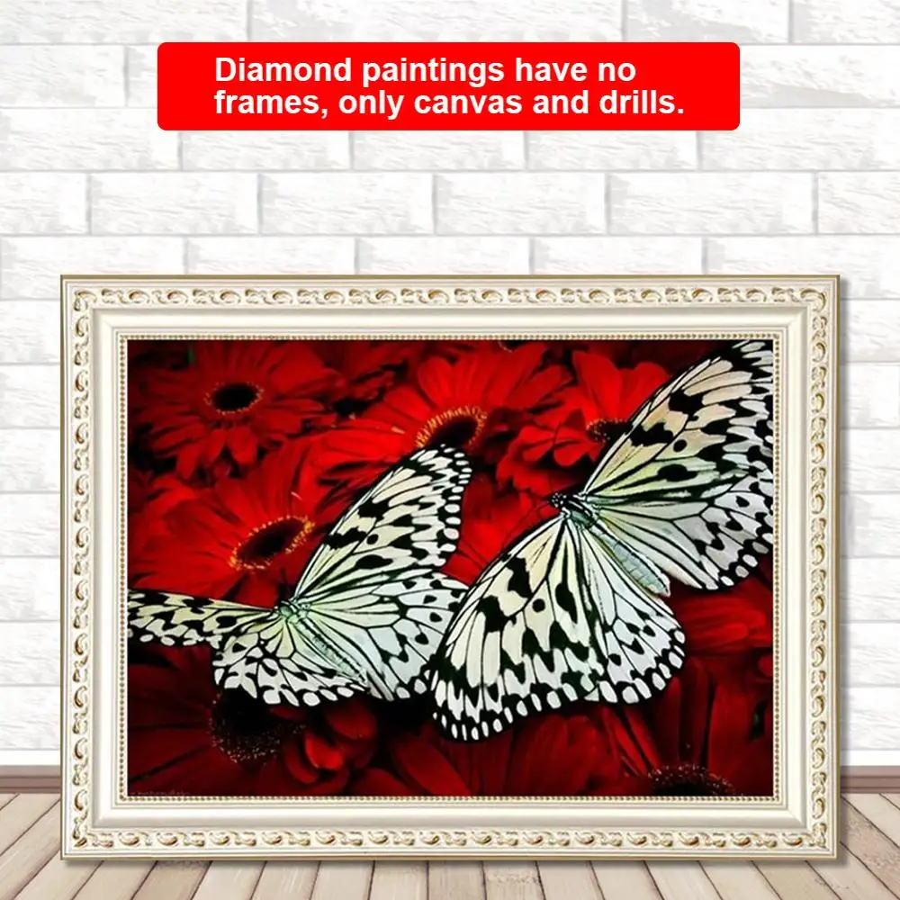 Diy новая 5D алмазная настенная живопись для гостиной блокбастер пятнистая бабочка
