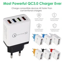 %c2%a0euus plug 4 usb port qc3 0 quick charger fast charger travel wall charger power adapter usb charger phone charger portable hot
