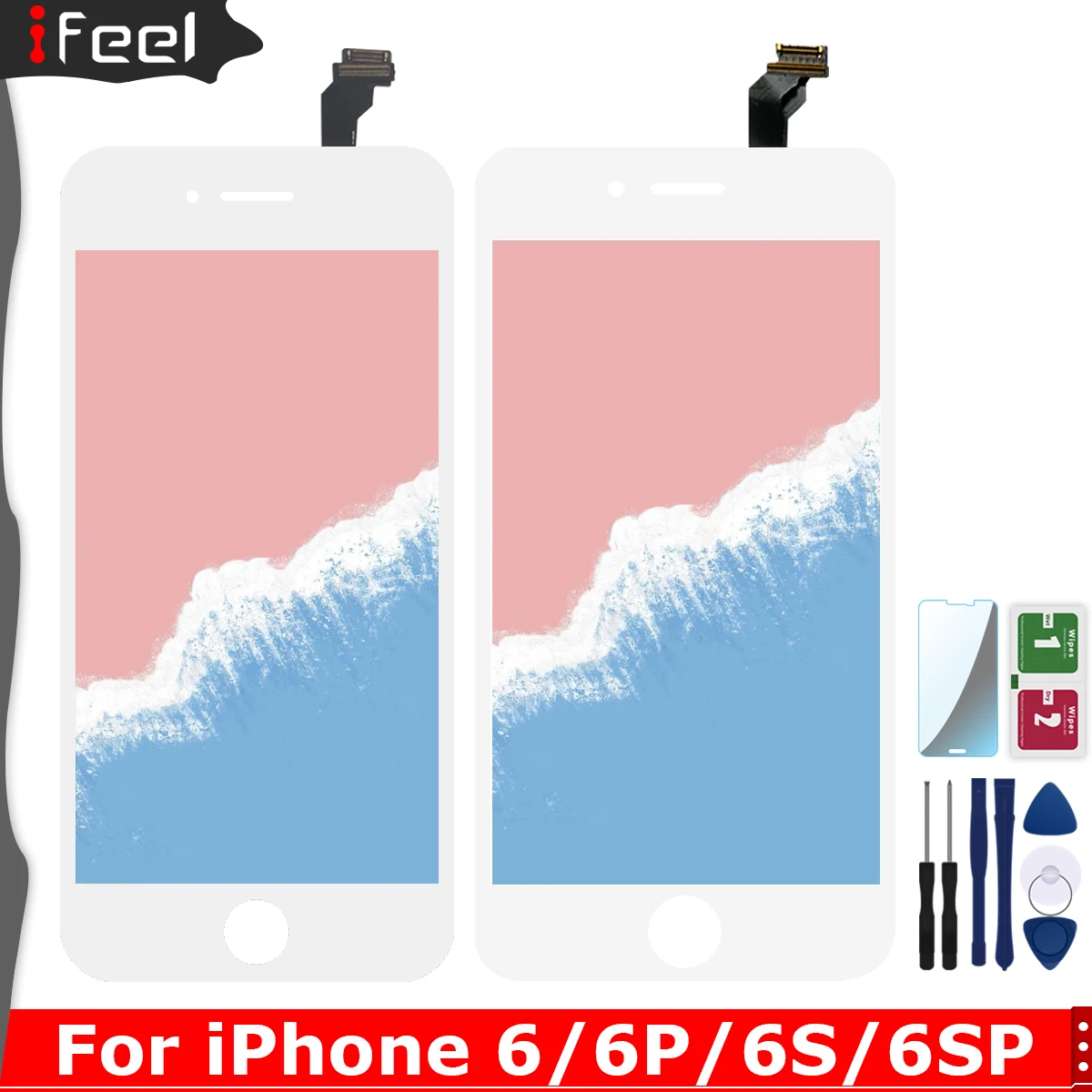 AAA +++ высококачественный ЖК-дисплей для iPhone 6 6S 6Plus Plus + дигитайзер сенсорного