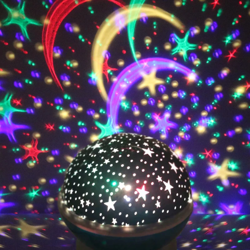 Романтический Звездное небо светодиодный светильник для проектора батарея USB Ночник светильник шар креативная Новинка светящиеся игрушки ... от AliExpress WW