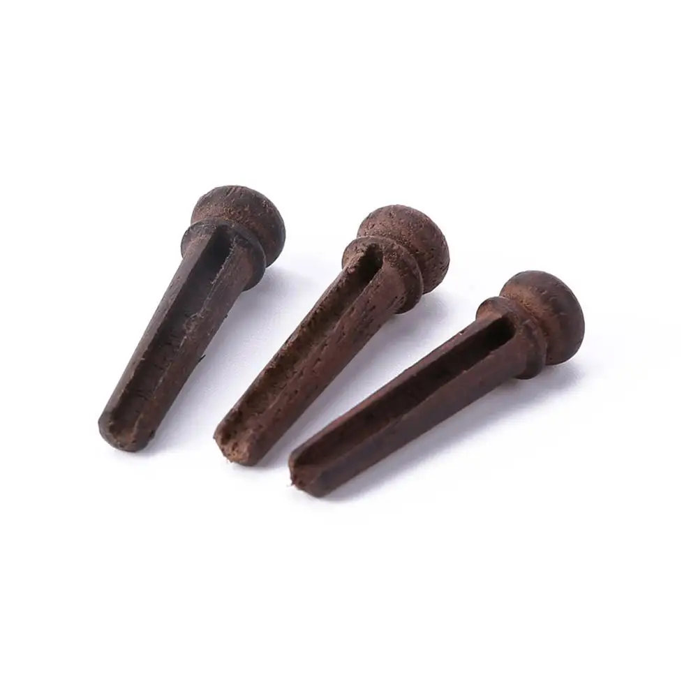 6 шт эбеновый мост булавки с 4 мм Золотой Классический Стиль точка Акустическая