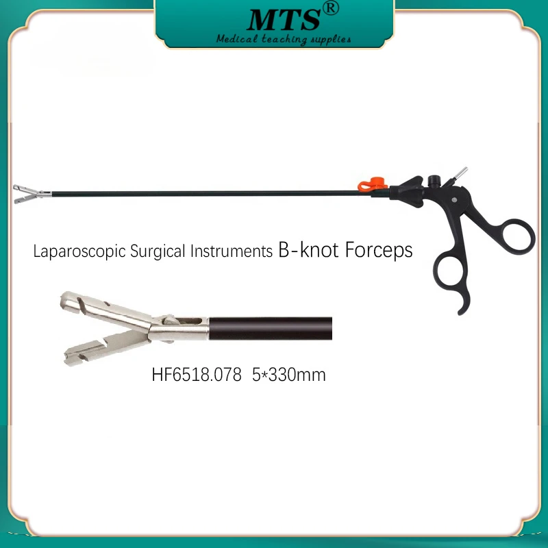 Reusable Endoscopic Surgery B-Type-knot Forceps Laparoscopic Surgical instruments Medical teaching device | Канцтовары для офиса и