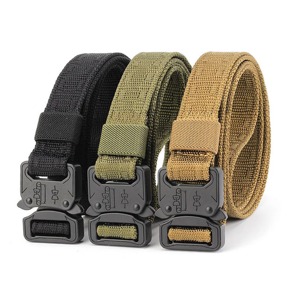 

CANTIK Unisex Youth Multi-functional Tactical Belts Female Outdoor Multi-functional Sports Outdoor Waistband Nylon Belt CBCA239