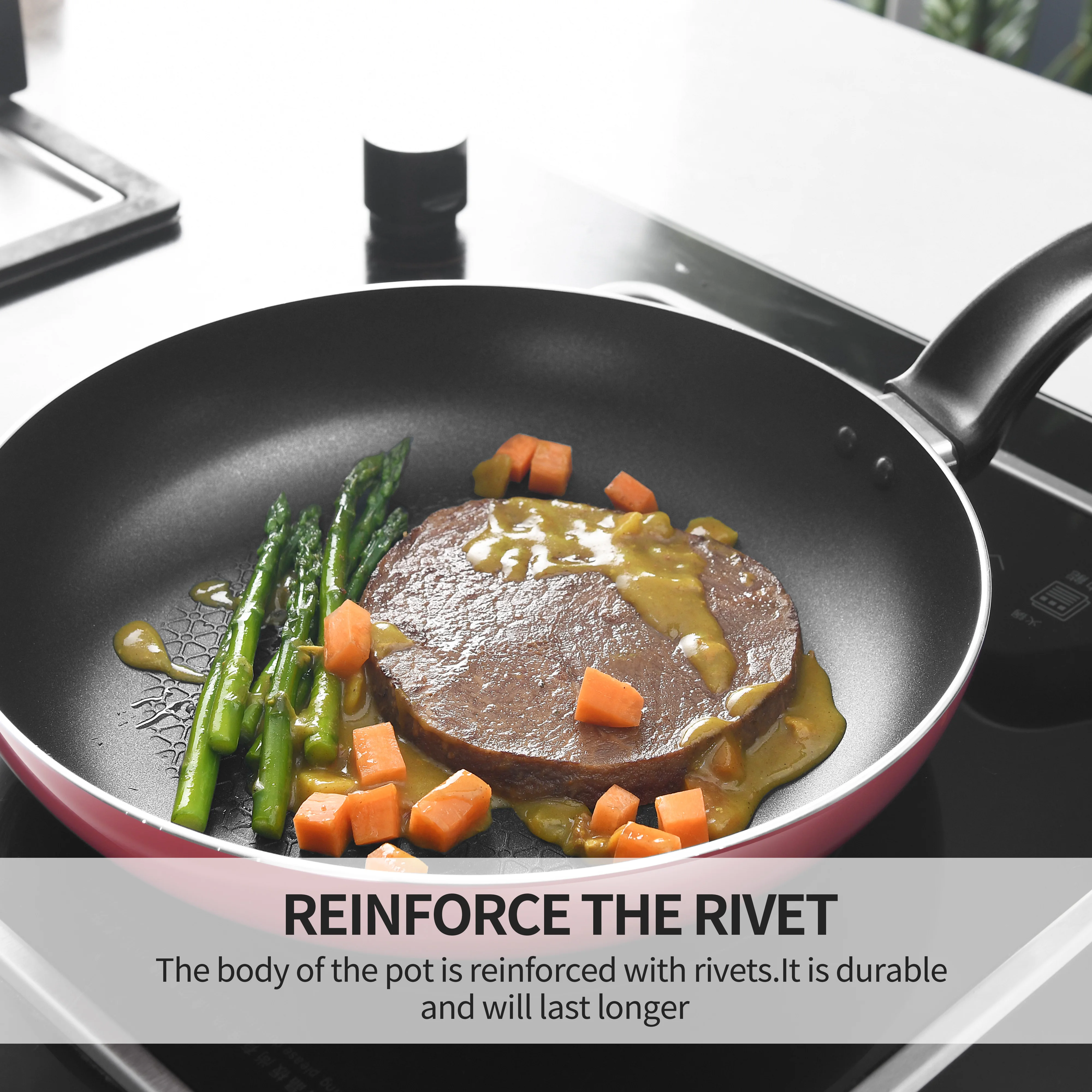 Плита KING Нелипкая сковородка сковорода для омлета яиц подходит любых плит