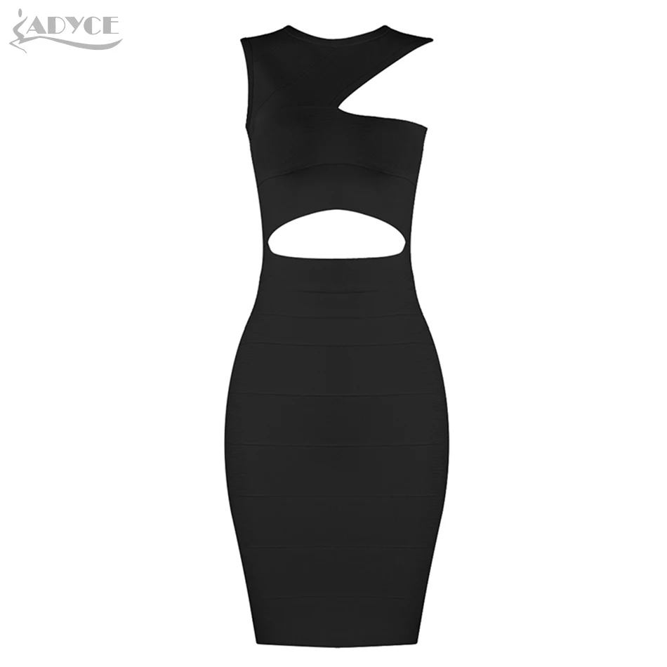 ADYCE 2019 новые летние открытые для клуба облегающее Бандажное платье сексуальное