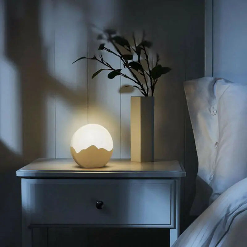 Новейший модный светильник с полной луной принтом и регулируемой яркостью