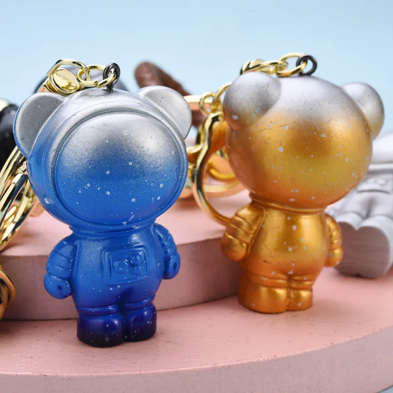 Брелок для ключей пара мультяшных персонажей серия звездное небо приключения