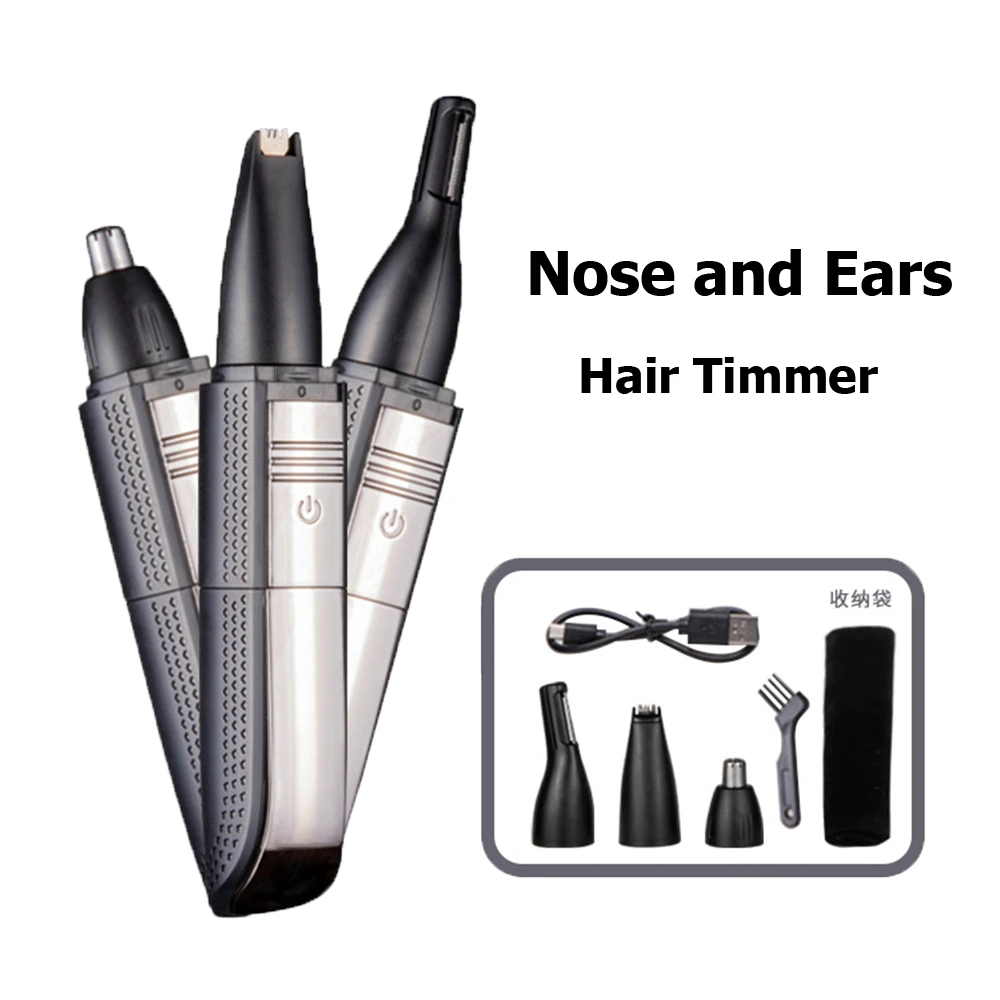 

3 In 1 Nose Ear Hair Trimmer Men Ear Eyebrow Nose Hair Removal Trimer Eyebrow Shaver Haircut Men Razor Beard Trimmer Shaving