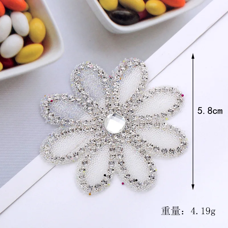 5 шт./компл. горный хрусталь восьмилепестковый цветок горячего бурения на заказ