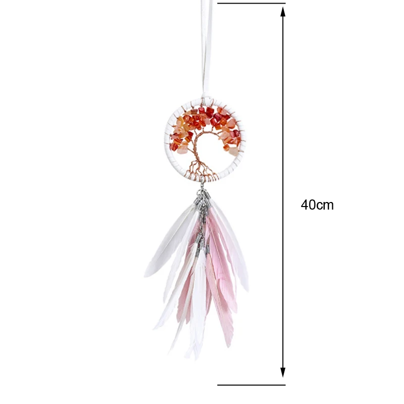 Современный стиль ручной работы Плетение снов Ловца автомобиля кулон Красочные