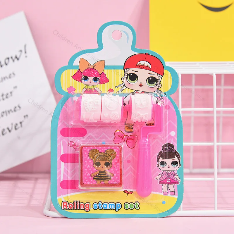 LOL Surprise Dolls Childrens Educational DIY Toy Seal Cartoon Pattern Anime Figures LOL Dolls Toys for Girls Birthday Gifts