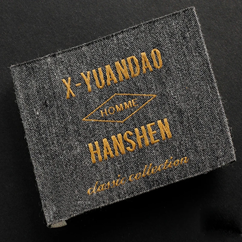 Бесплатная доставка индивидуальные тканые этикетки 1000 шт. для